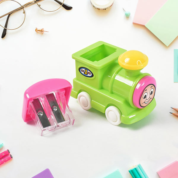 Train Double Hole Pencil Sharpener (1 Pc)