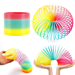 17744 Rainbow Spring Rainbow Spring Toys Slinky Slinky Spring Toy Toy For Kids For Kids Adults Of All Age Group For Birthdays Compact And Portable Easy To Carry (1 Pc)