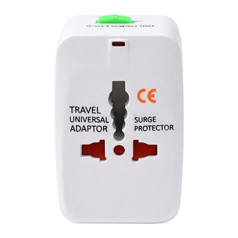 Universal Travel Adapter With Dual Usb Charger Ports - International Multipurpose