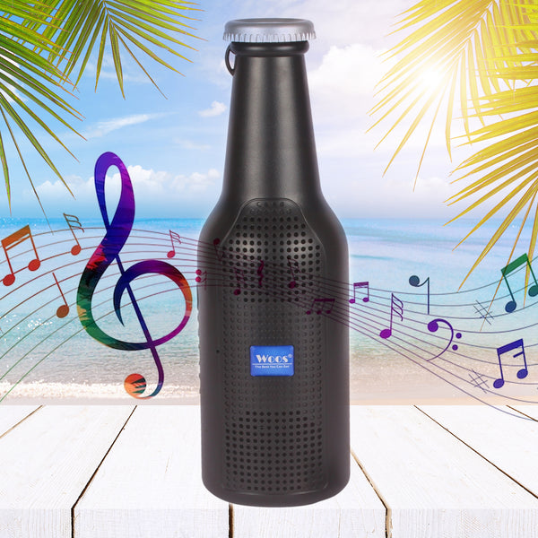 1289 Bottle Shape Bluetooth Speaker And Weatherproof Enhanced Wireless Usb Rechargeable Calling  Fm  Aux  Usb  Sd Card Support Portable Bluetooth Speaker With Rich Deep Bass