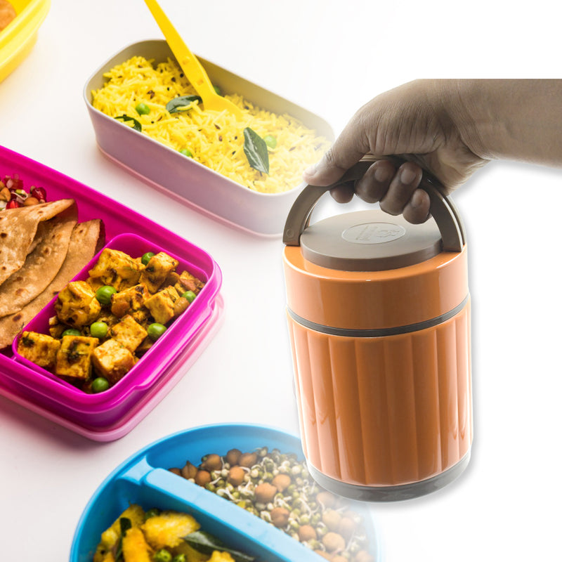 5515  Leak-proof Thermos Flask For Hot Food Warm Soup Cup Vacuum Insulated Lunch Box Food Box For Thermal Container For Food Stainless Steel