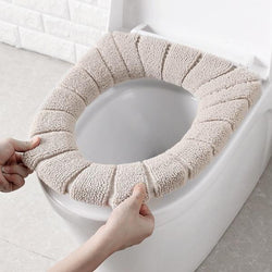 1458 Winter Comfortable Soft Toilet Seat Mat Cover Pad Cushion Plush