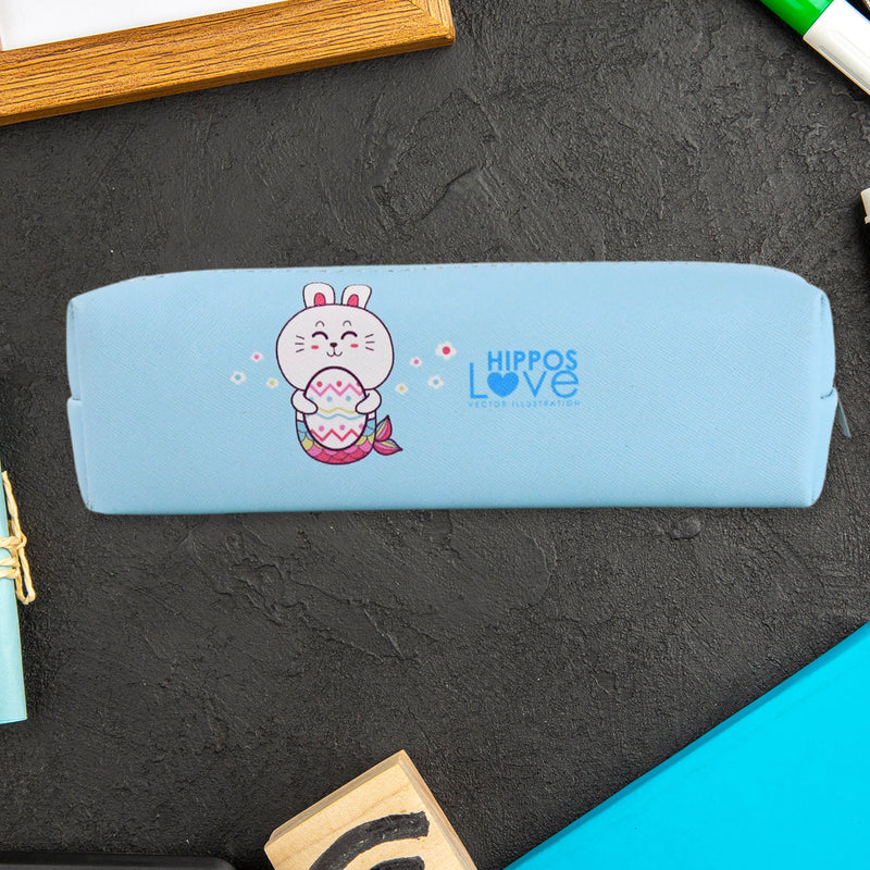 Pencil Pouch With Zipper Students Pencil Case (1 Pc)