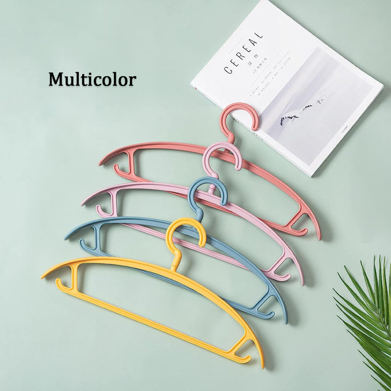 0231 Plastic Hangers Clothes Hangers - Lightweight Space Saving Hangers - Standard Hangers For Clothes - Durable Slim  Sleek Hangers (10pc)