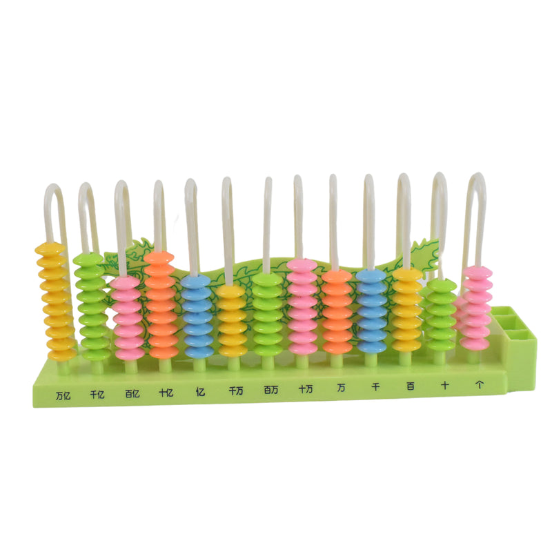 Abacus 13 Rods Counting Abacuses Toy Bead Educational Tools (1 Set)