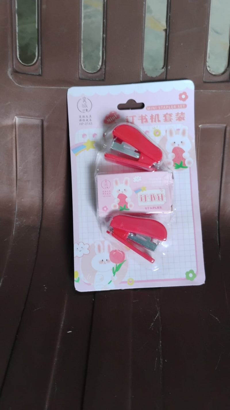 Mini Stapler With Staples  Pin Set (2 Pc)