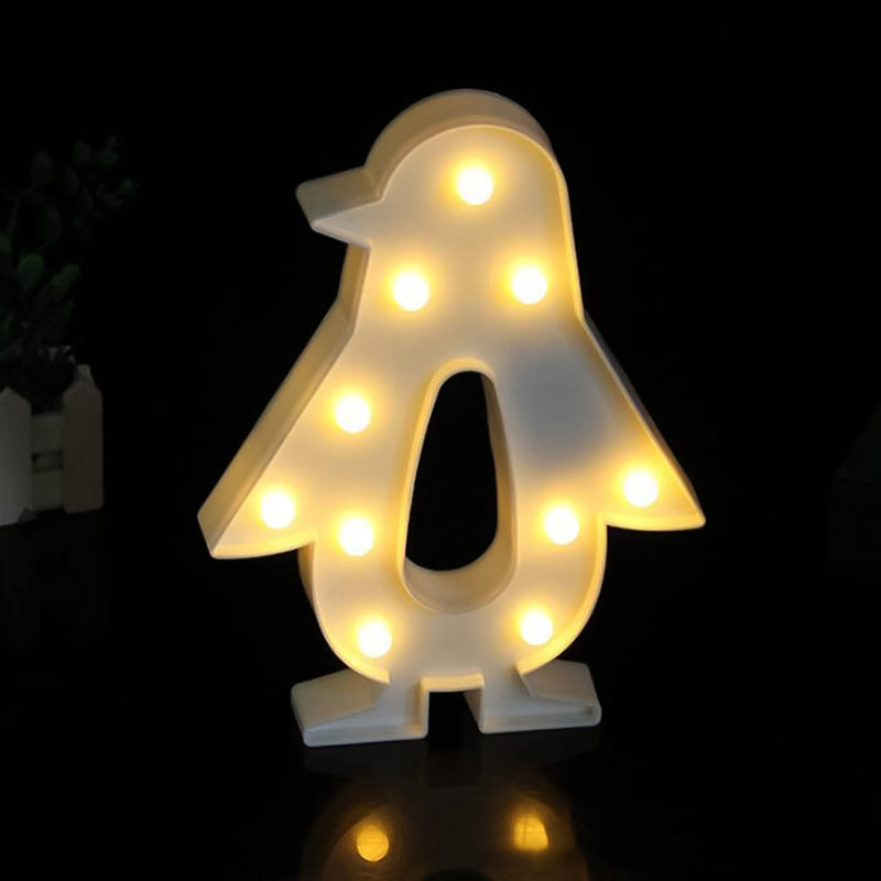 Penguin Shaped Light Led Light Kids Room (1 Pc  Battery Not Included)