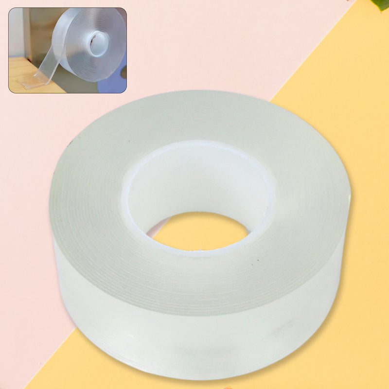 Sticky Double Sided Tape Washable Adhesive Tape Reusable (93 Cm  1 Pc)