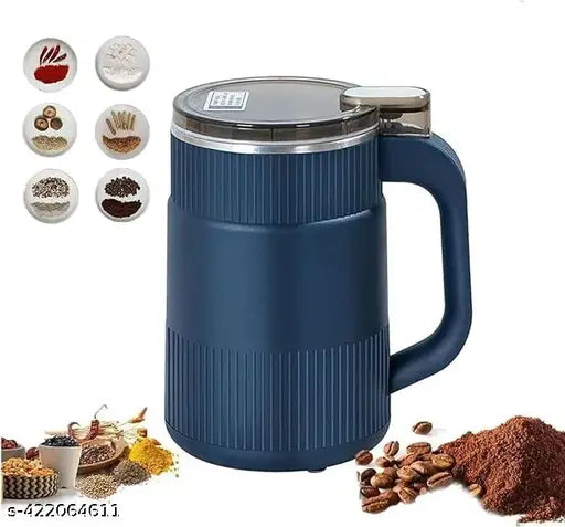 Portable Electric Coffee Grinder Grinding Dry Herbs Stainless Steel
